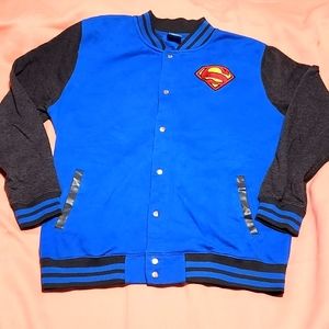 DC Comics Superman Bomber Varsity Jacket size XL